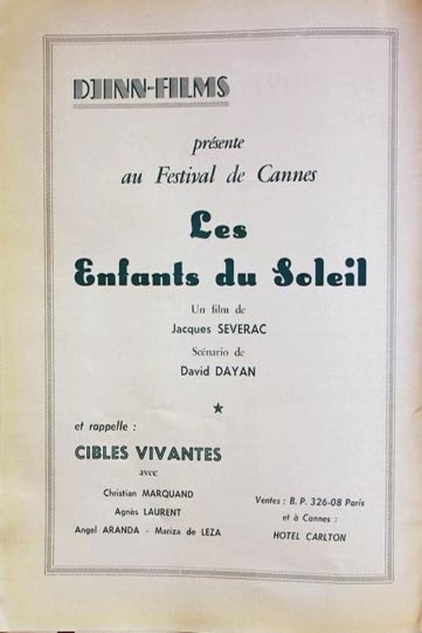 Cover of the movie Children of the Sun