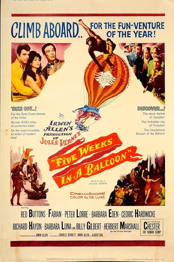 Cover of the movie Five Weeks in a Balloon