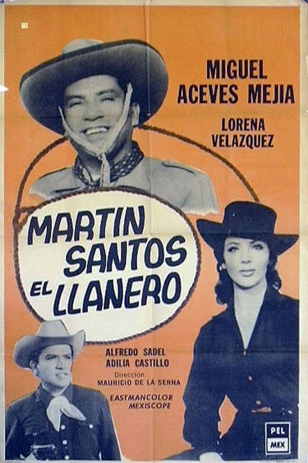 Cover of the movie Martín Santos el llanero
