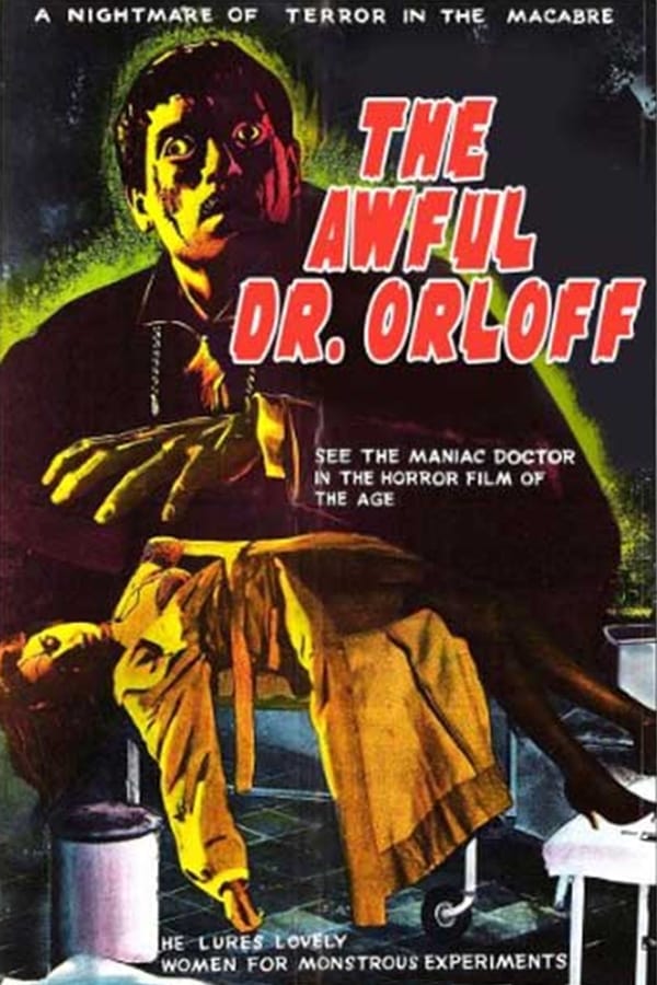 Cover of the movie The Awful Dr. Orlof