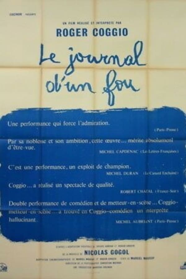 Cover of the movie Le journal d’un fou