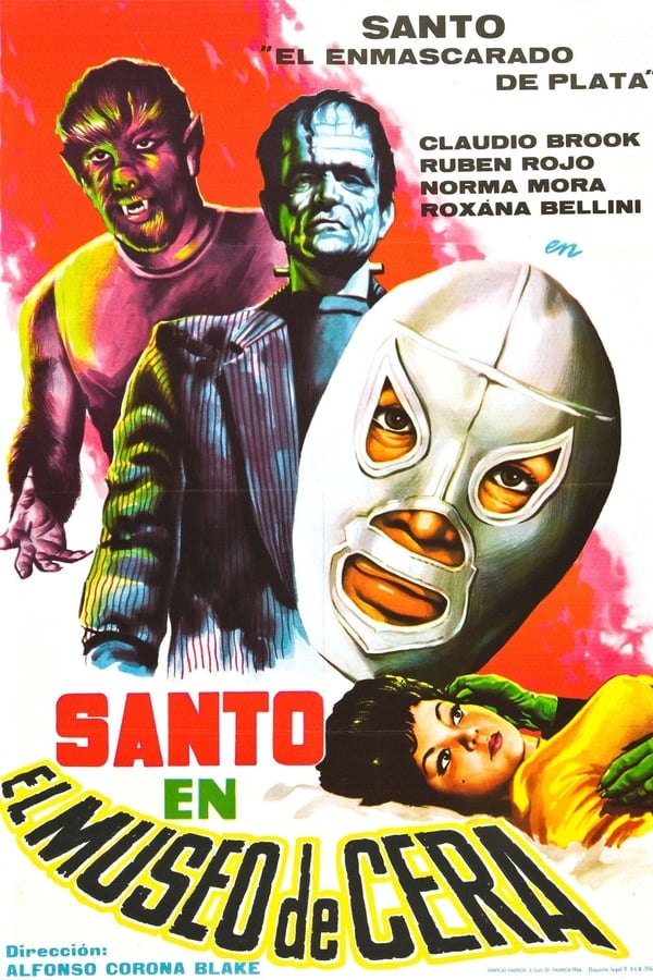 Cover of the movie Santo in the Wax Museum