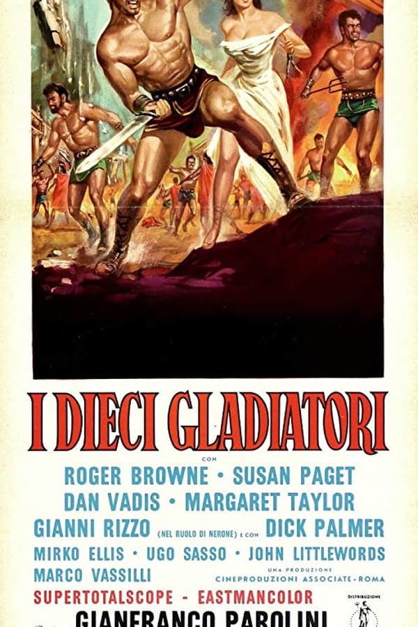 Cover of the movie The Ten Gladiators