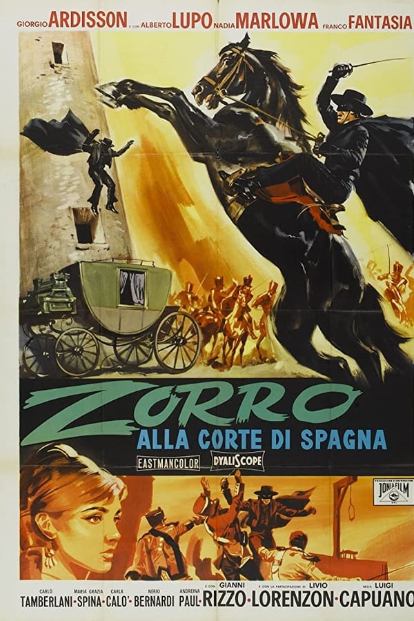 Cover of the movie Zorro in the Court of Spain