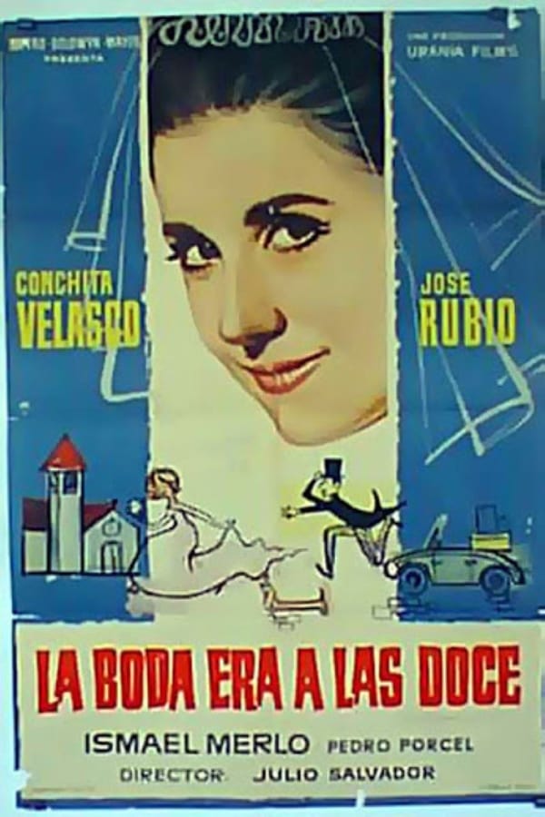 Cover of the movie La boda era a las doce