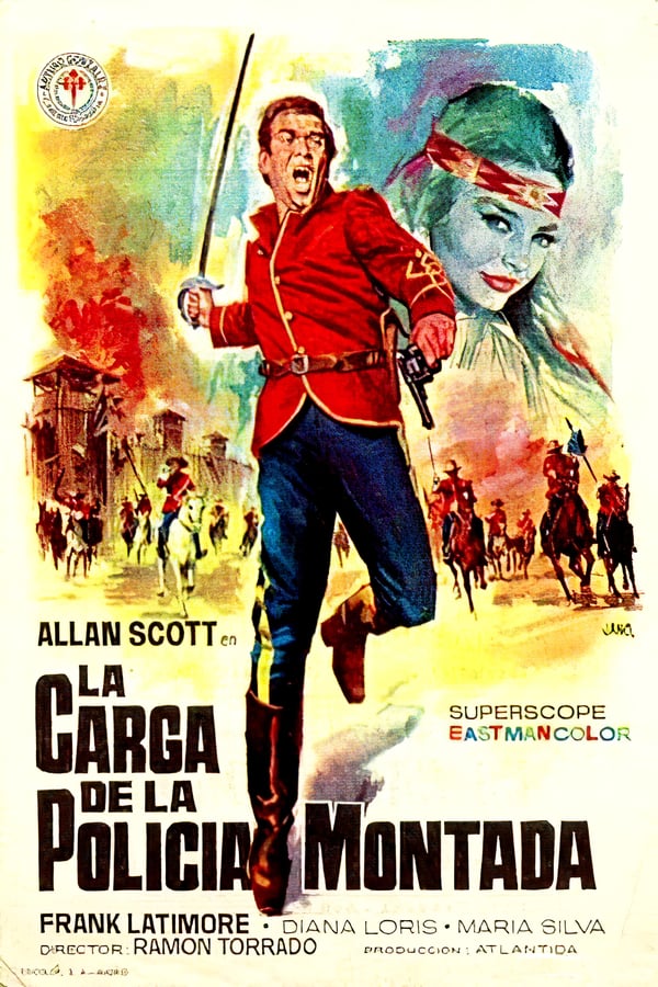 Cover of the movie La carga de la policía montada