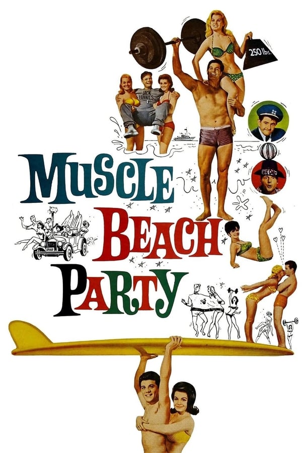 Cover of the movie Muscle Beach Party