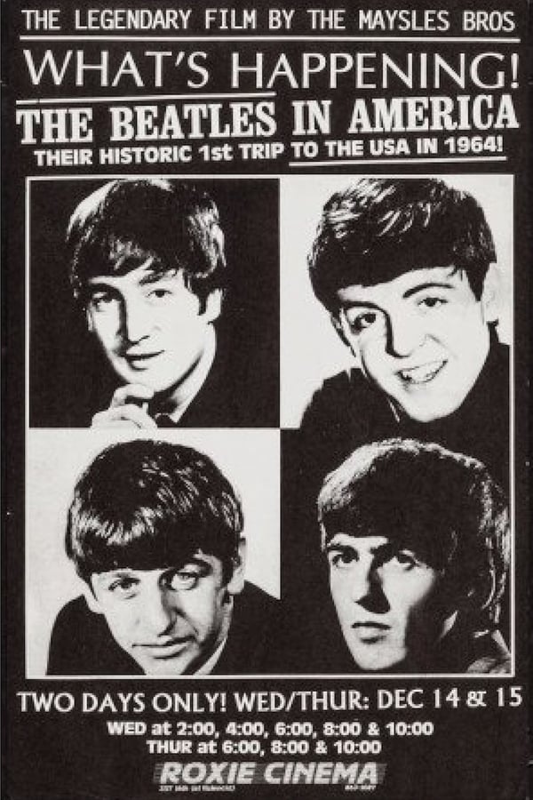 Cover of the movie What's Happening! The Beatles in the U.S.A.