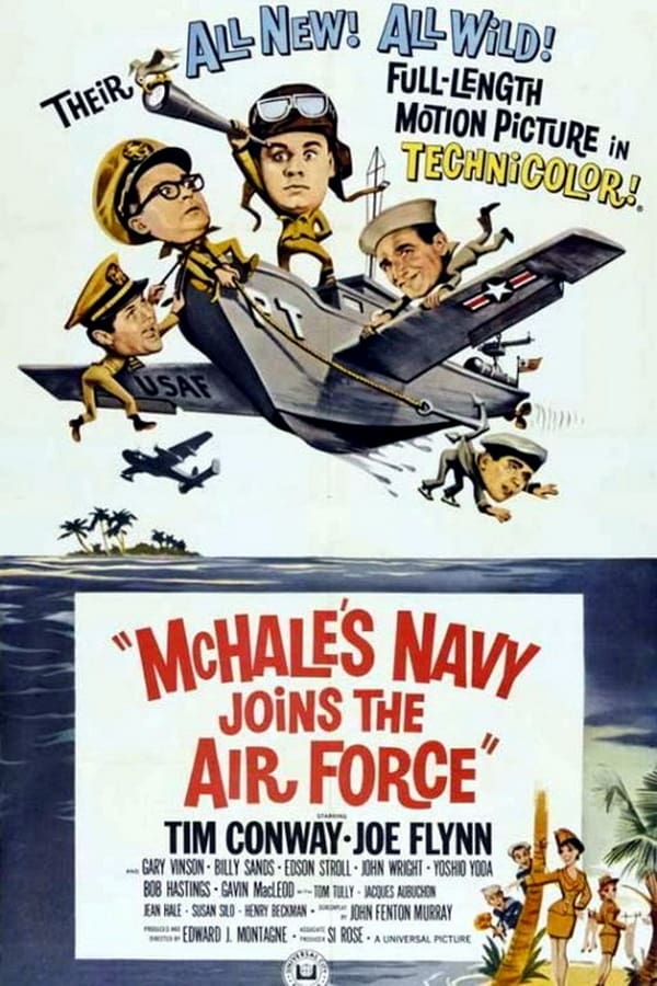 Cover of the movie McHale's Navy Joins the Air Force