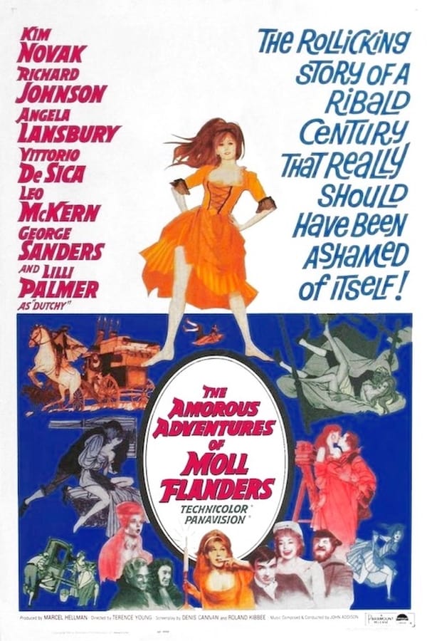 Cover of the movie The Amorous Adventures of Moll Flanders