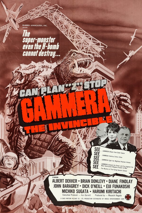 Cover of the movie Gammera the Invincible