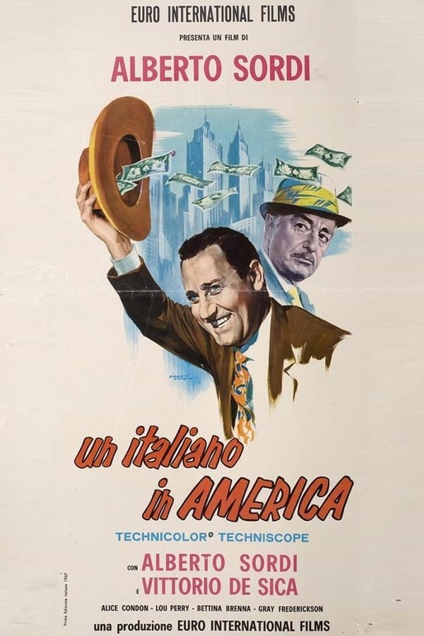 Cover of the movie An Italian in America