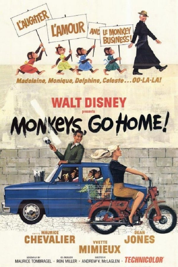 Cover of the movie Monkeys, Go Home!