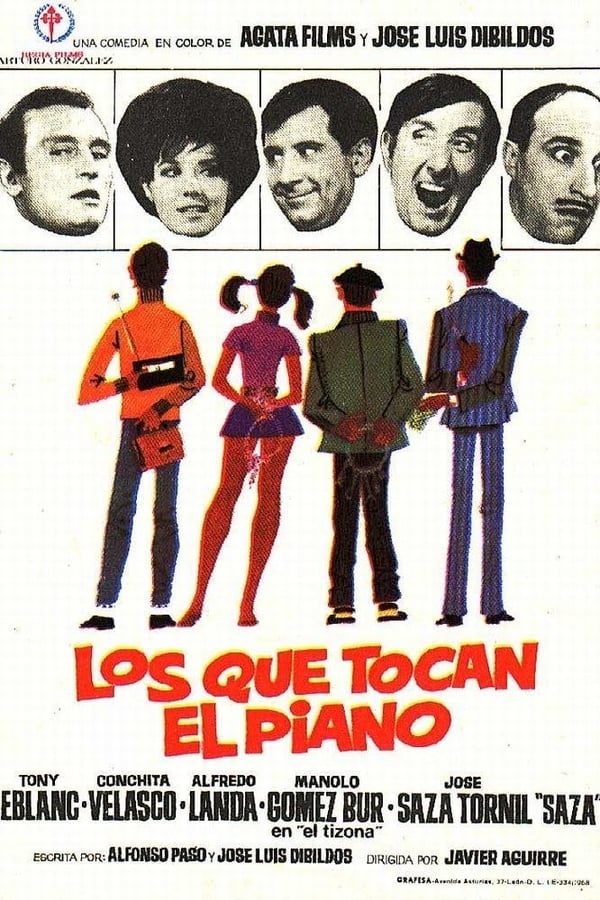 Cover of the movie Los que tocan el piano