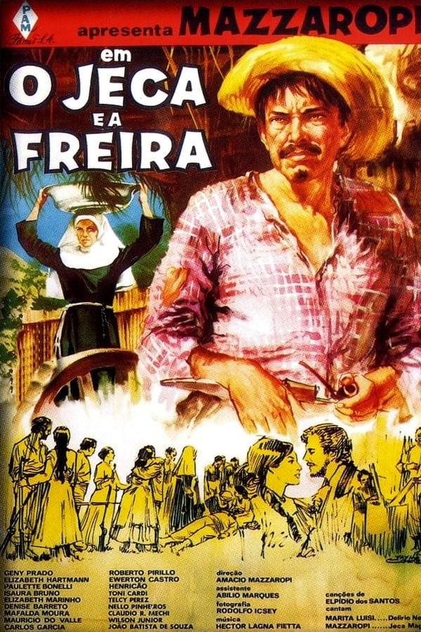 Cover of the movie O Jeca e a Freira