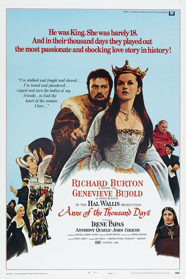 Cover of the movie Anne of the Thousand Days