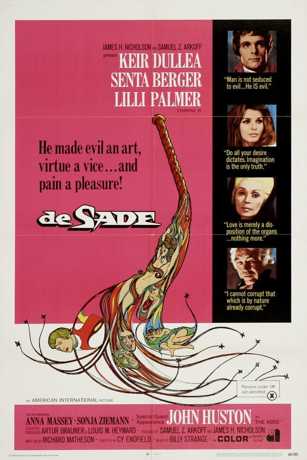 Cover of the movie De Sade
