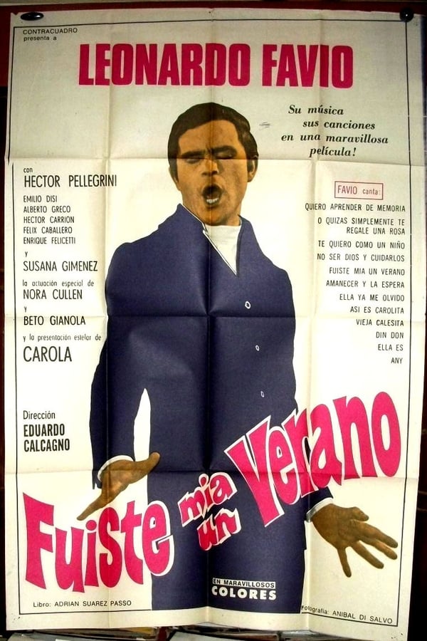 Cover of the movie Fuiste mía un verano
