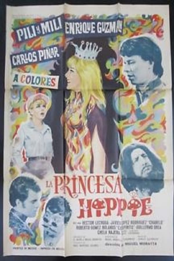 Cover of the movie La princesa hippie