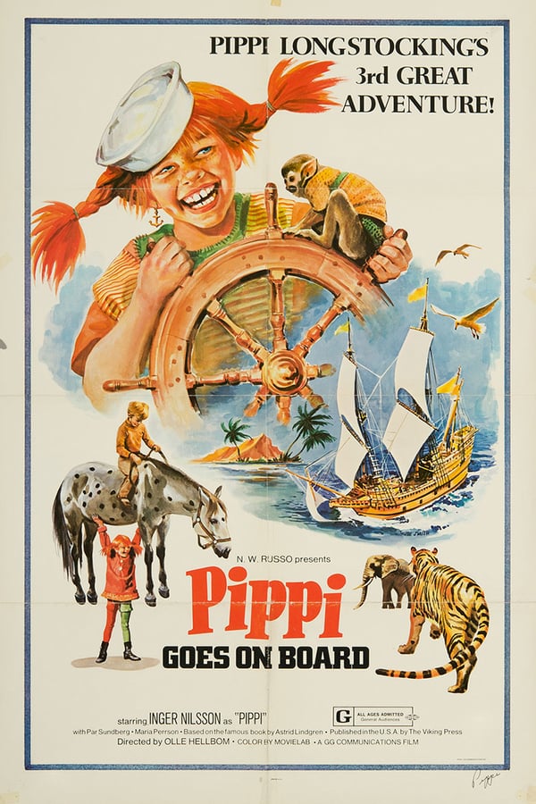 Cover of the movie Pippi Goes on Board