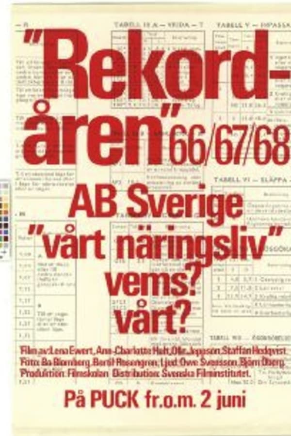 Cover of the movie Rekordåren 66/67/68