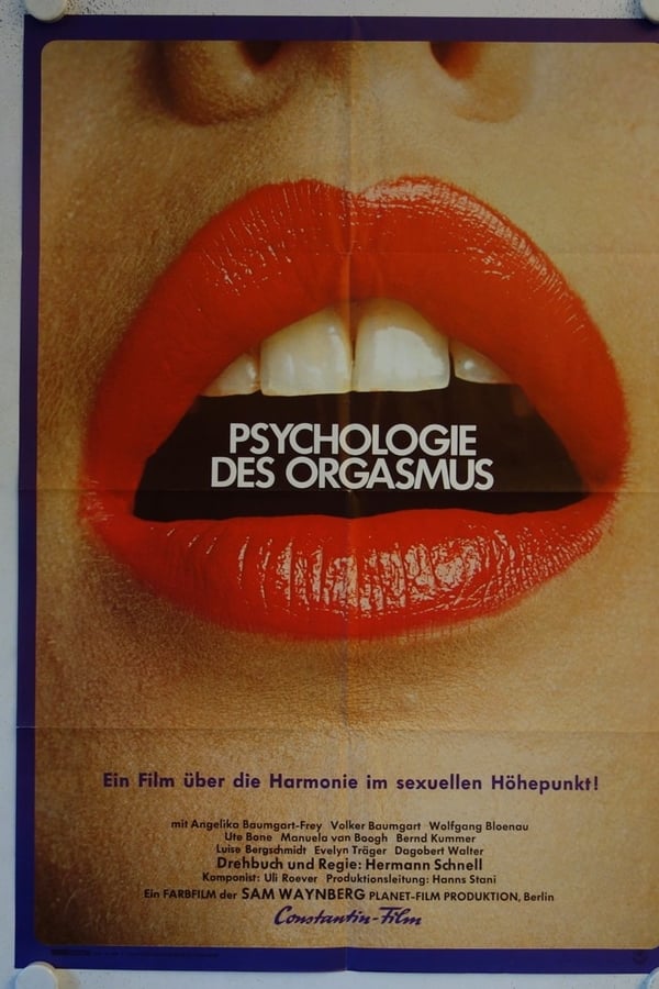 Cover of the movie Psychologie des Orgasmus