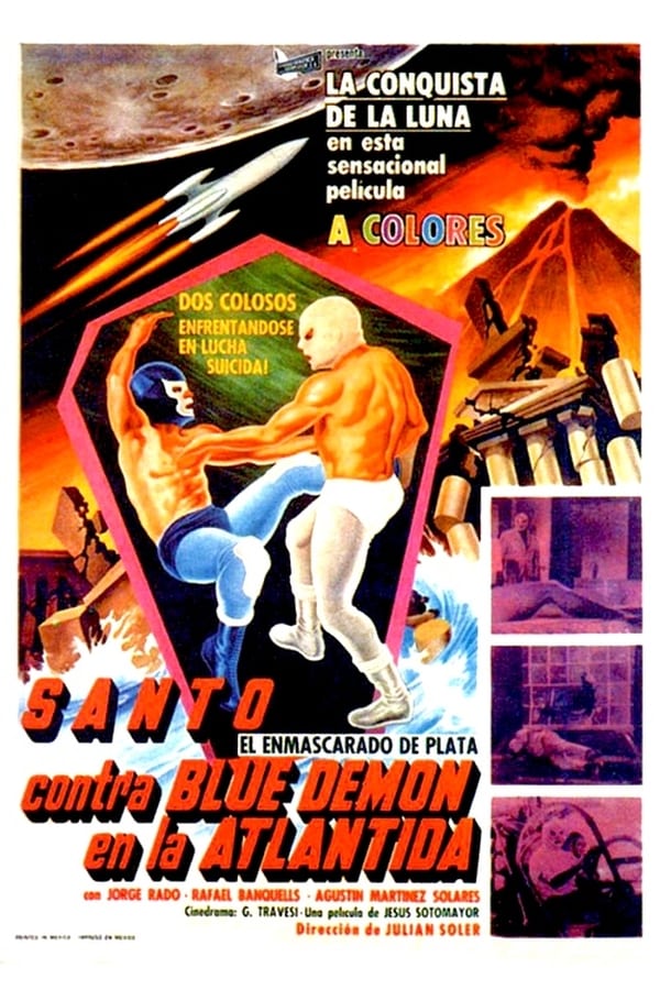 Cover of the movie Santo vs. Blue Demon in Atlantis