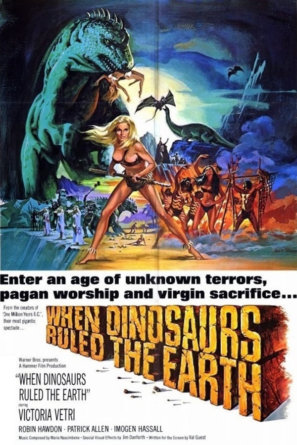 Cover of the movie When Dinosaurs Ruled the Earth