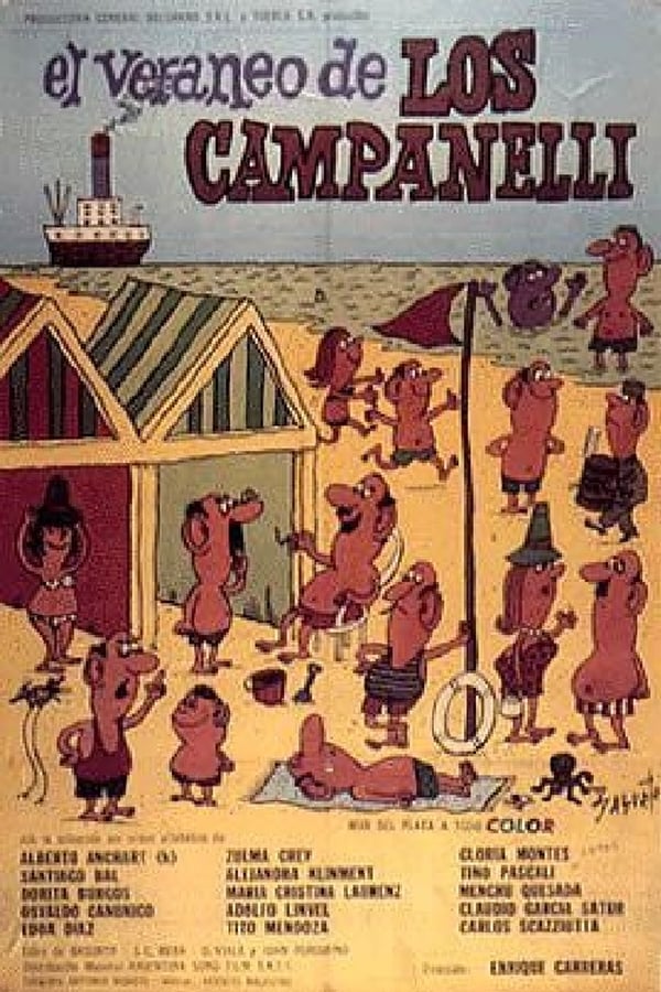 Cover of the movie El veraneo de los Campanelli