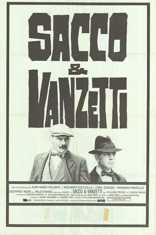 Cover of the movie Sacco & Vanzetti