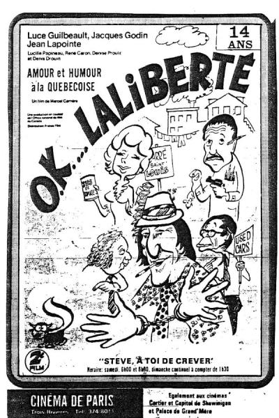 Cover of the movie O.K.... Laliberté