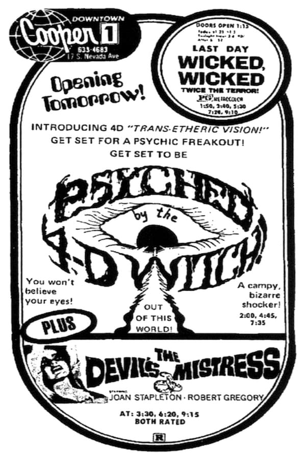 Cover of the movie Psyched by the 4D Witch (A Tale of Demonology)