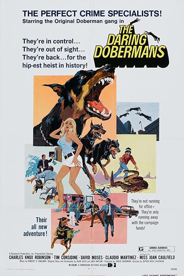 Cover of the movie The Daring Dobermans