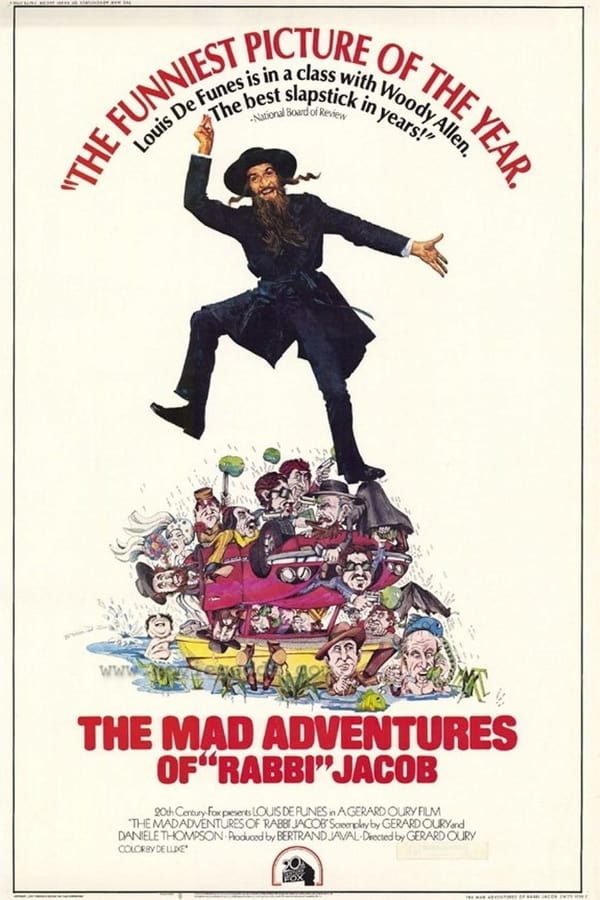 Cover of the movie The Mad Adventures of Rabbi Jacob