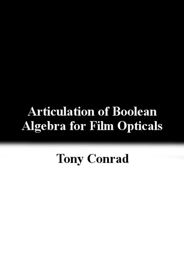 Cover of the movie Articulation of Boolean Algebra for Film Opticals