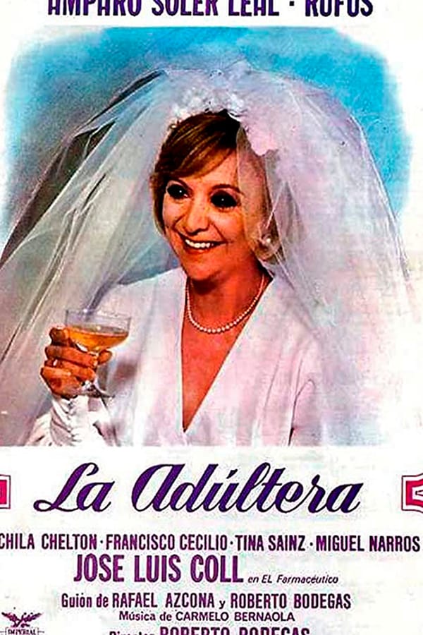 Cover of the movie La adúltera