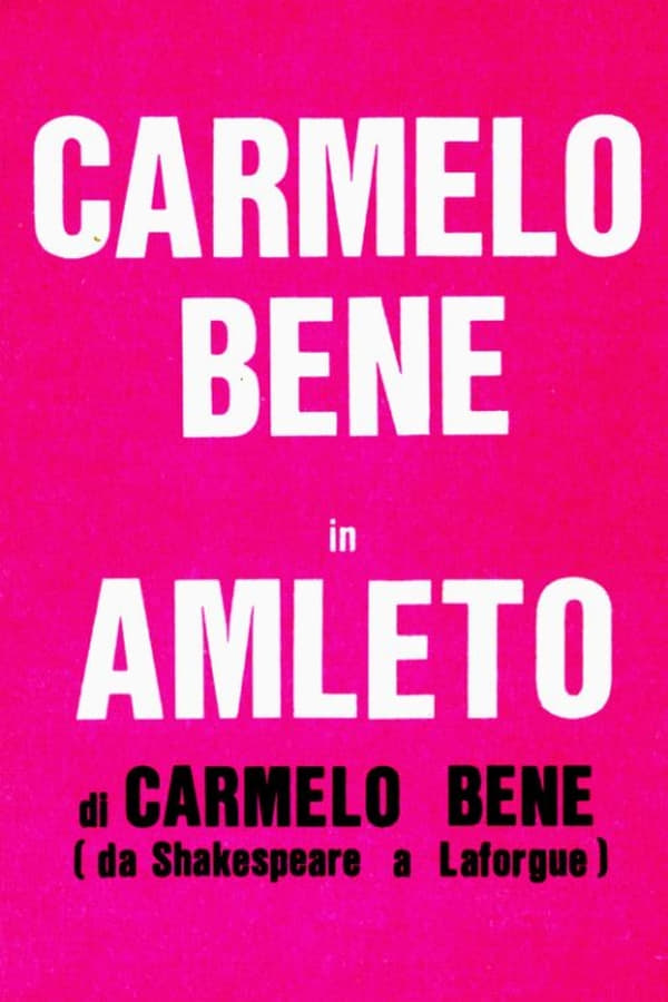 Cover of the movie Amleto di Carmelo Bene (da Shakespeare a Laforgue)