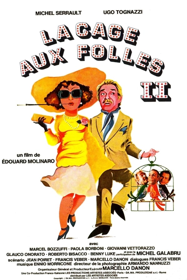 Cover of the movie La Cage aux folles II