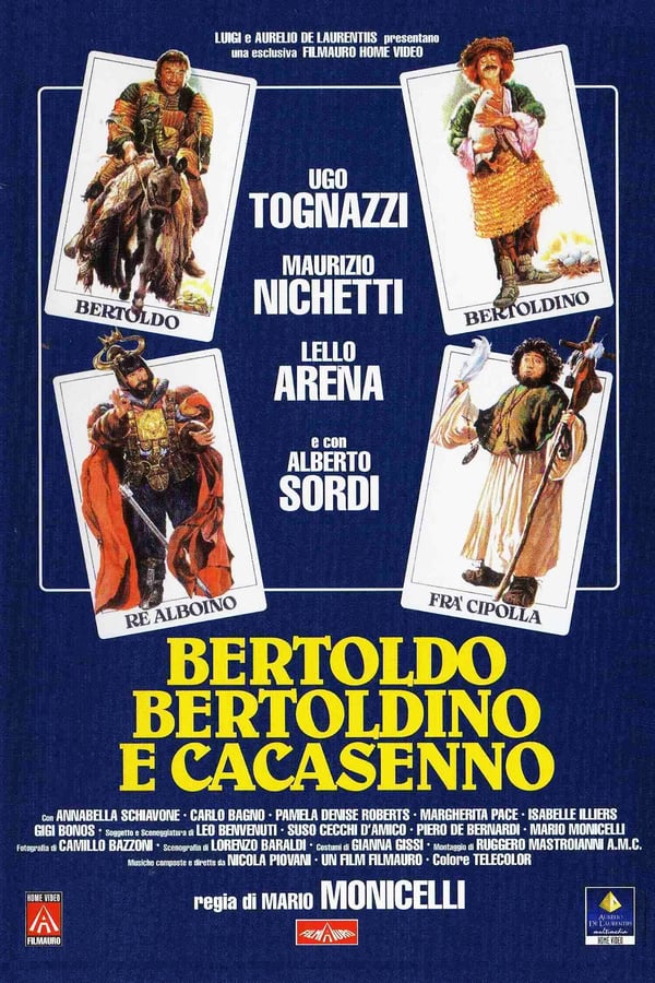 Cover of the movie Bertoldo, Bertoldino, and Cascacenno