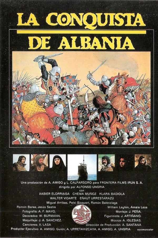 Cover of the movie La conquista de Albania