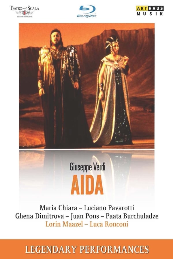 Cover of the movie Verdi Aida Pavarotti