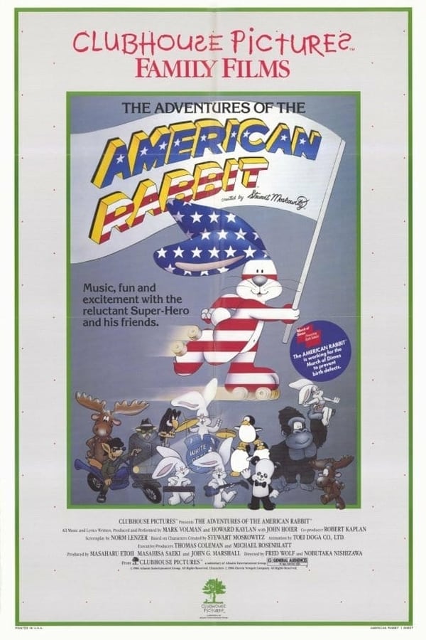 Cover of the movie The Adventures of the American Rabbit