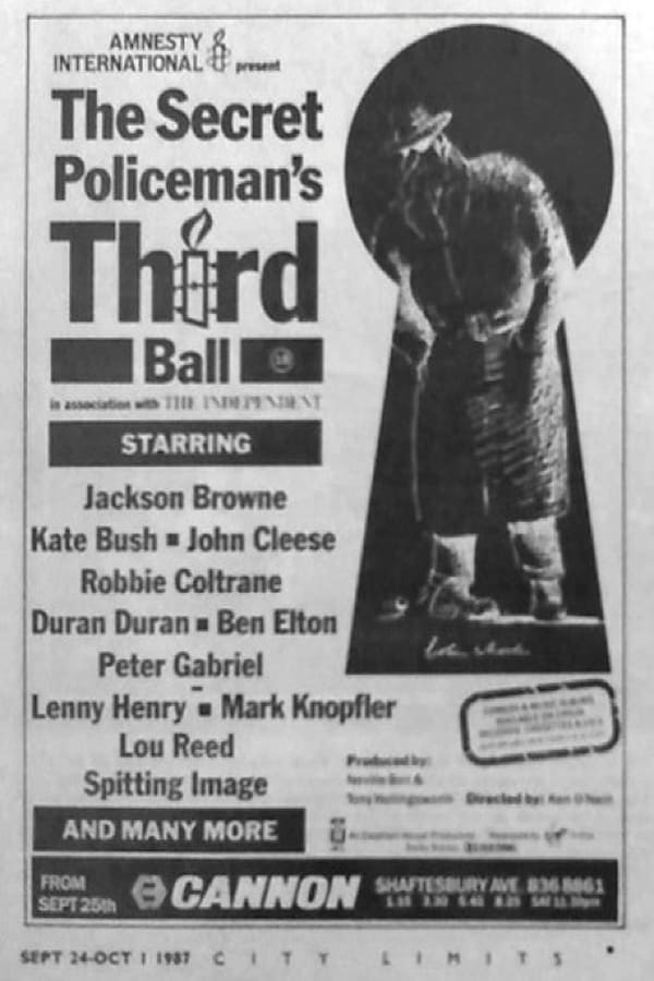 Cover of the movie The Secret Policeman’s Third Ball