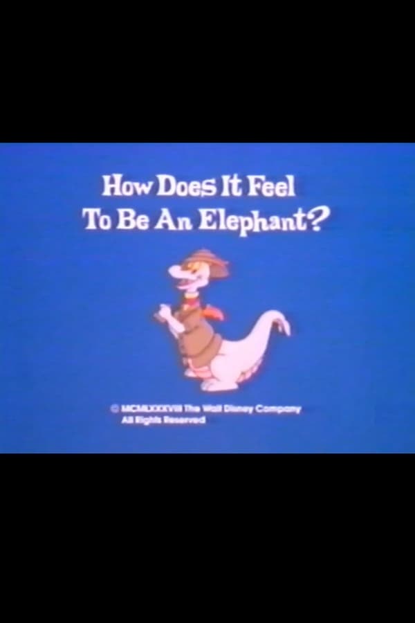 Cover of the movie How Does It Feel to Be an Elephant?