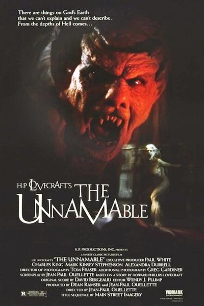 Cover of the movie The Unnamable