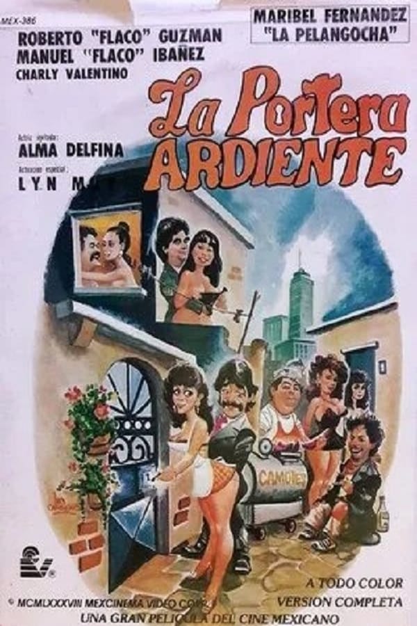 Cover of the movie La portera ardiente