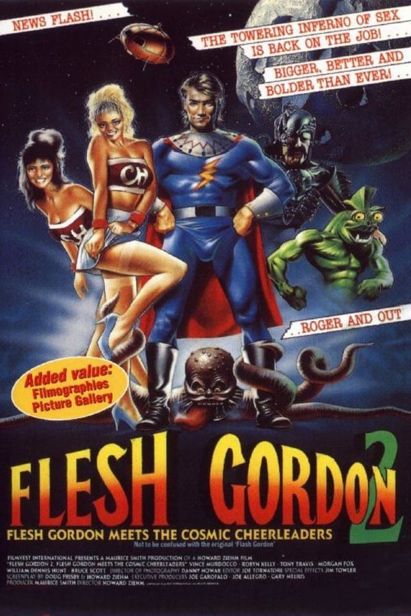 Cover of the movie Flesh Gordon meets the Cosmic Cheerleaders