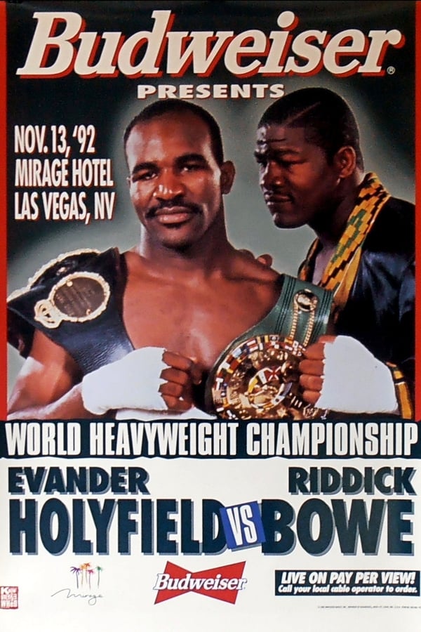 Cover of the movie Evander Holyfield vs. Riddick Bowe I
