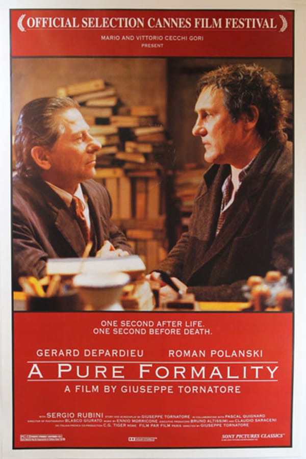 Cover of the movie A Pure Formality