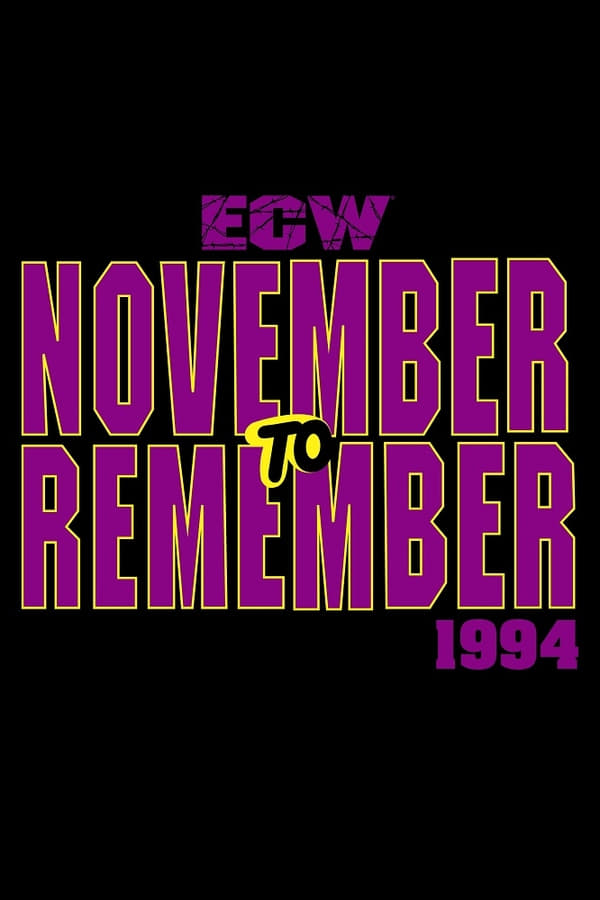 Cover of the movie ECW November To Remember 1994